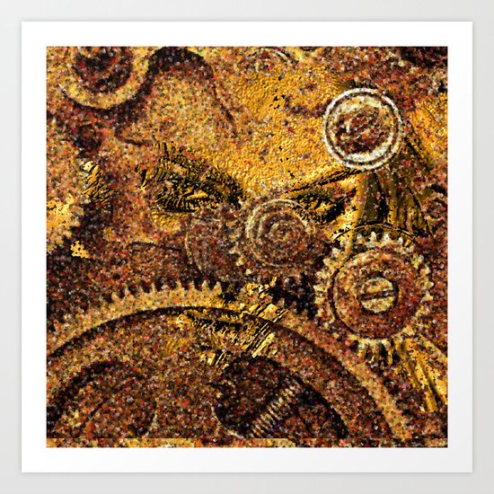 ancient mechanism Art Print