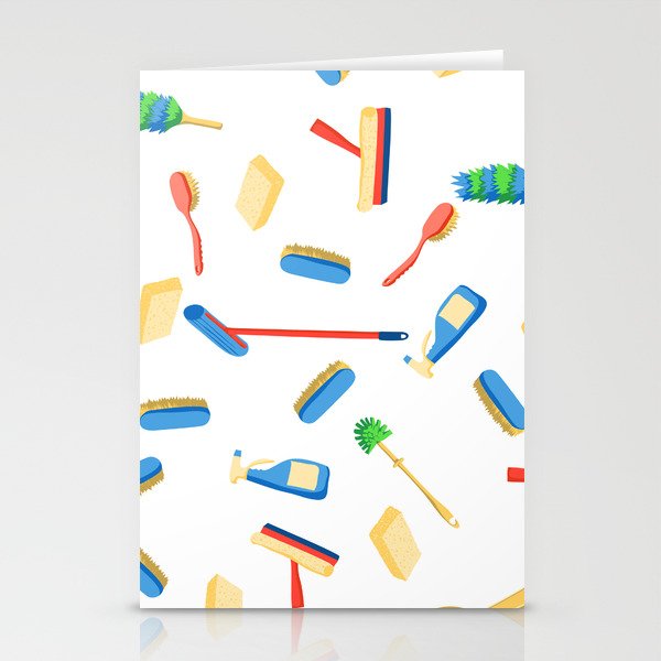Cleaning service supplies. Stationery Cards