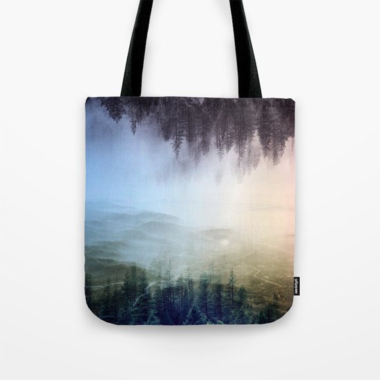 flipped forest Tote Bag
