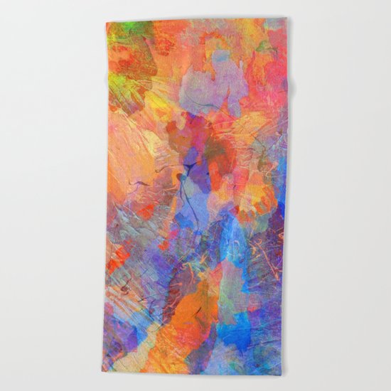 Abstract Texture 06 Beach Towel