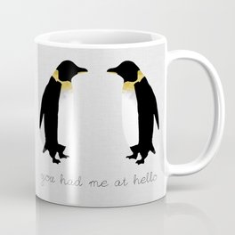 You Had Me At Hello, Penguin Quote, Couples Gift Mug