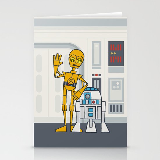 EP4 : C3PO & R2D2 Stationery Cards