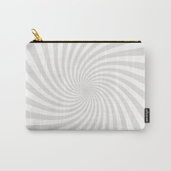 Swirl (Platinum/White) Carry-All Pouch