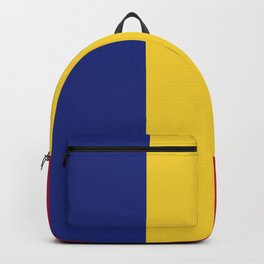 Romania flag emblem Backpack