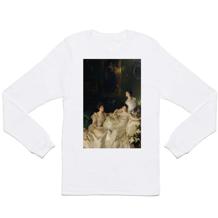 John Singer Sargent "The Wyndham Sisters: Lady Elcho, Mrs. Adeane, and Mrs. Tennant " Long Sleeve T Shirt