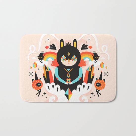 Rainbow Queen Bath Mat
