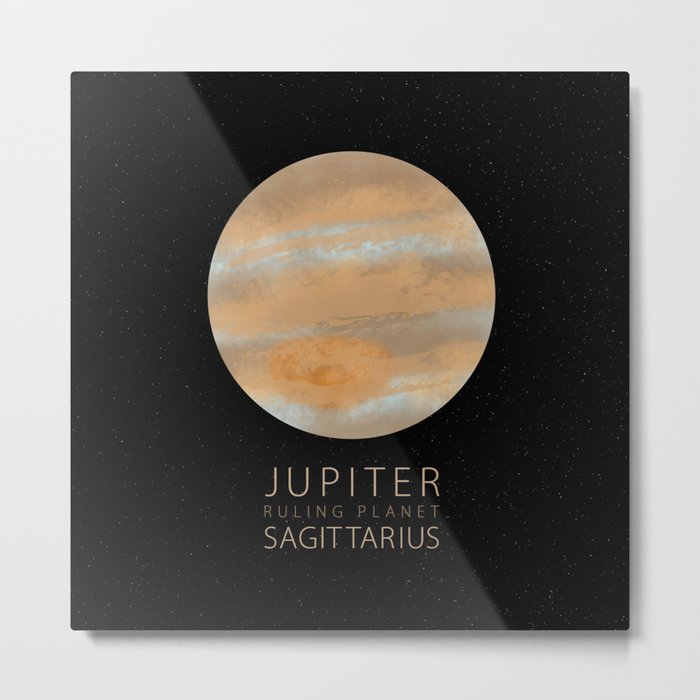 Sagittarius - Ruling Planet Jupiter Metal Print