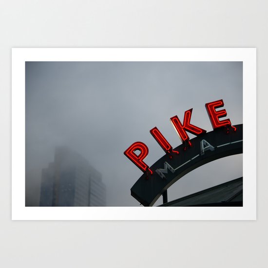 Pike Place Morning Art Print