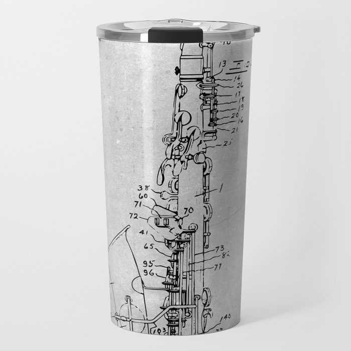 Saxophone Travel Mug