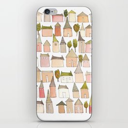 Pink Sand Houses iPhone Skin