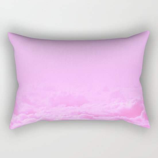 Cotton Candy Clouds Rectangular Pillow