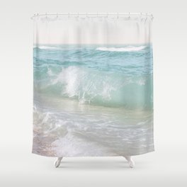 Beach Waves | Photography Summer Vibes | Sun Fun | Water Ocean | Salt | Sea | Water Shower Curtain