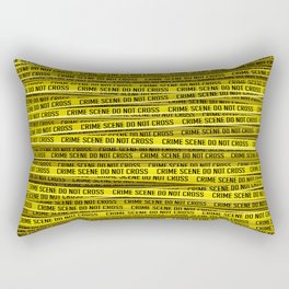 Crime scene / 3D render of endless crime scene tape Rectangular Pillow
