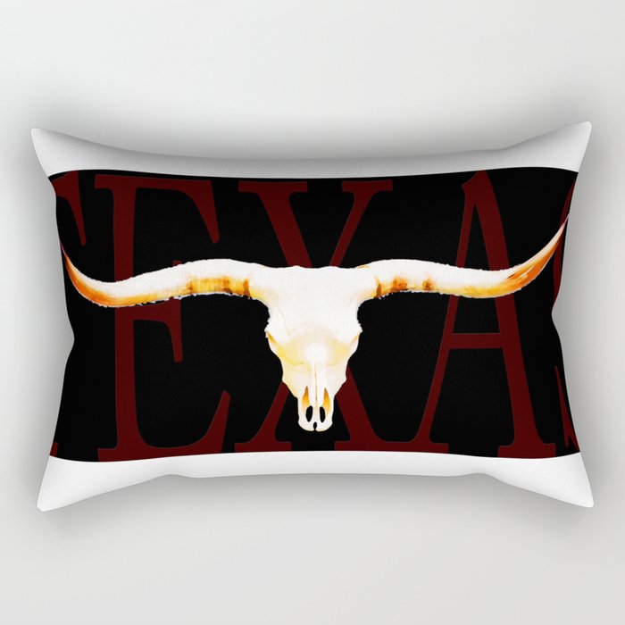 Texas Longhorns By Sharon Cummings Rectangular Pillow