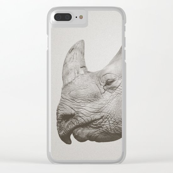 Rhino Photography | Warm Grey Clear iPhone Case