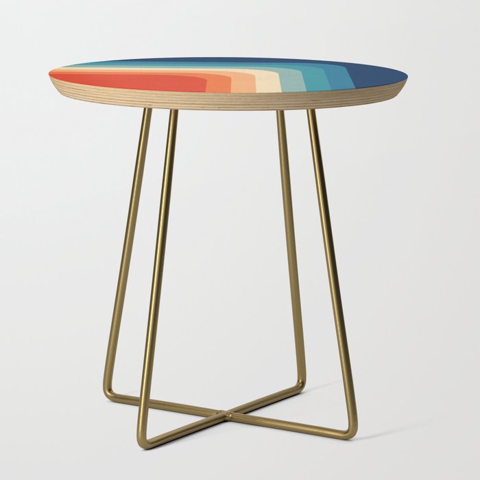 Retro 70s Color Palette III Side Table
