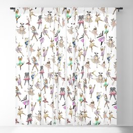 Animal Ballerinas Blackout Curtain