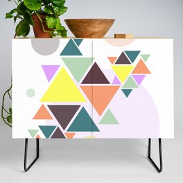 geometric abstraction/ minimalist wall art/ poster/ geometric wall art/ shapes/ abstract minimal print/ digital print Credenza