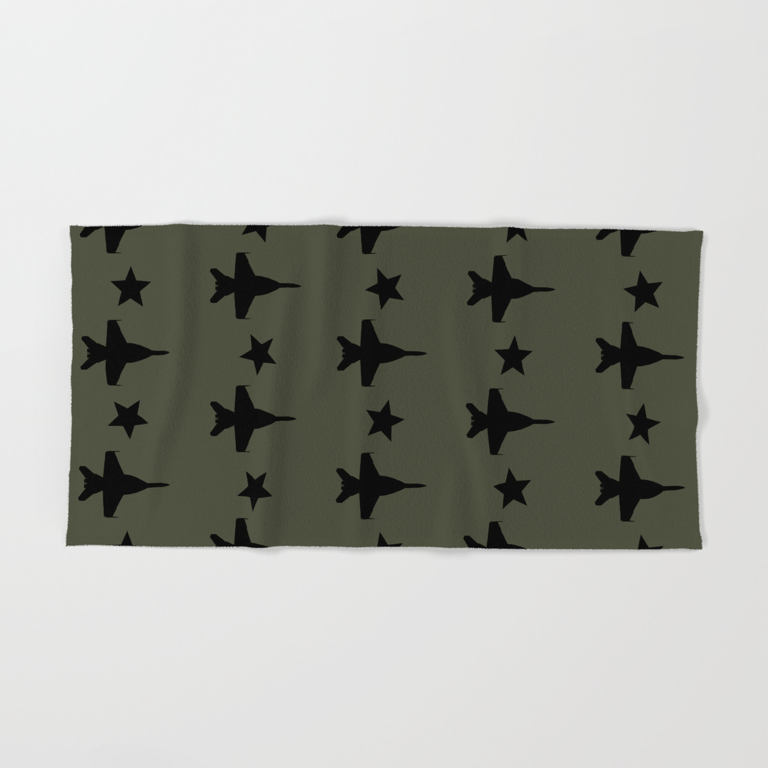 F 18 Hornet Fighter Jet Pattern Hand Bath Towel By Jsdavies Society6
