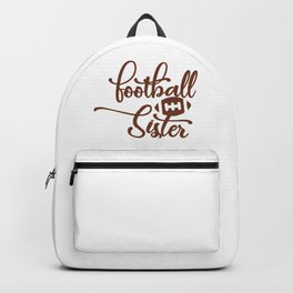 Football Sister Backpack