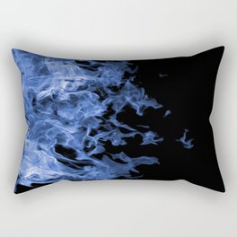 Blue Flame Rectangular Pillow