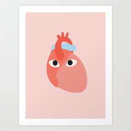 A Hypebeast's Heart Art Print