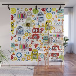 Robots Wall Mural