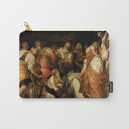 Veronese (Paolo Caliari) "The Anointment of David" Carry-All Pouch | Paolocaliari, Veronese, Anointment, Paoloveronese, Renaissance, Painting, David 