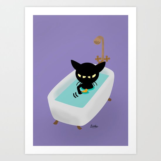 Bath Time Art Print