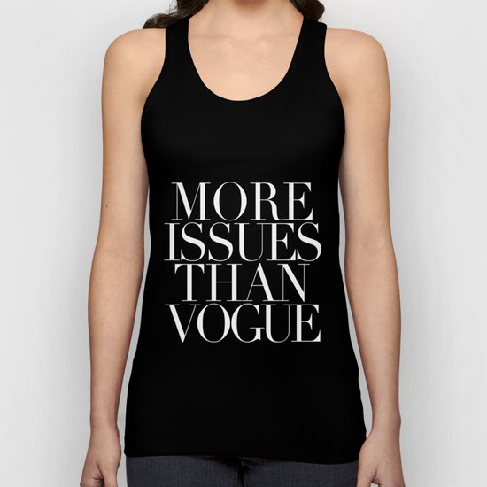 MORE ISSUES Unisex Tank Top