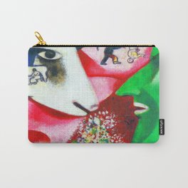 Marc Chagall Me and the Village Carry-All Pouch | Painting, Villages, Painters, Marcchagall, Selfportraits, Artists, Landscapes 