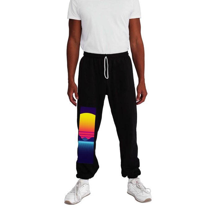 brilliantly sunset synthwave Sweatpants