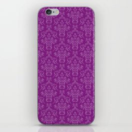 Purple Pattern Design iPhone Skin