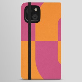 Simple Geometric Shapes - Mid Century 1 iPhone Wallet Case