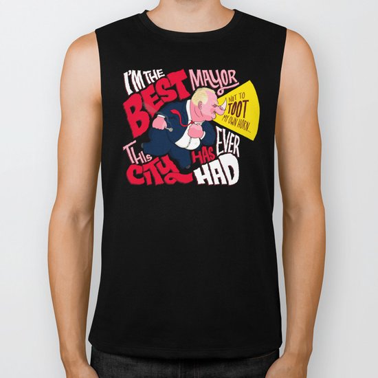 The Best Crack-smoking Mayor Biker Tank