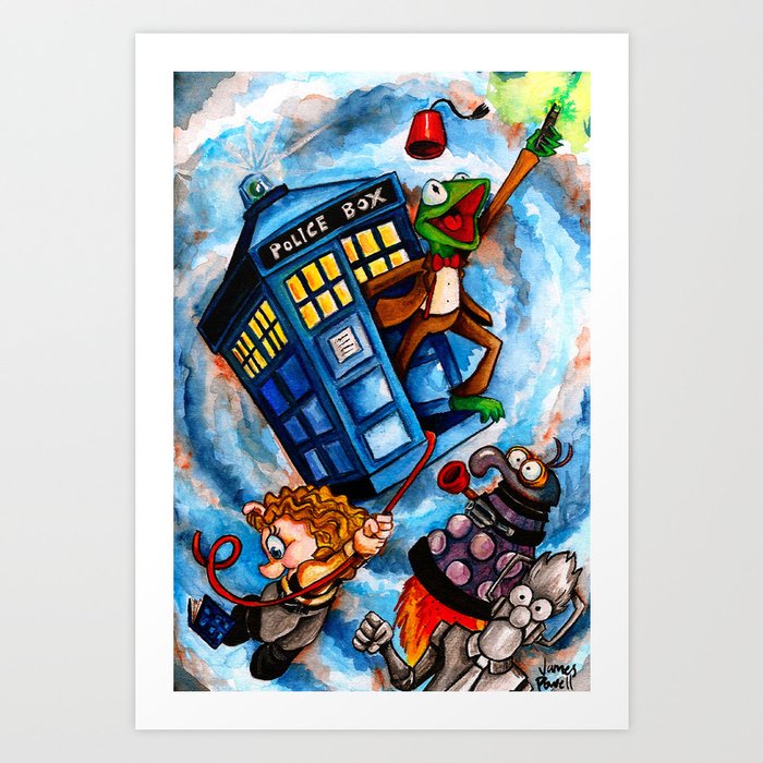 Muppet Who - The eleventh doctor. Art Print