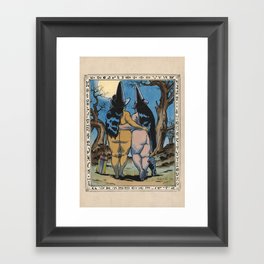 The witching hour Framed Art Print