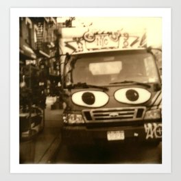 Truck with Eyes, East Village 2014 Art Print