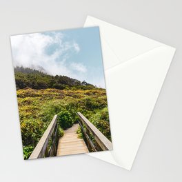 Clouds Over the Cliffs | Oregon Coast | Travel Photography Stationery Card