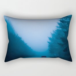 Misty Vancouver Island Landscape Photography Rectangular Pillow