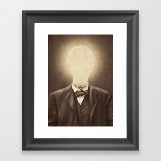 The Idea Man Framed Art Print