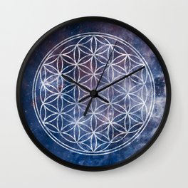 Sacred Geometry Universe 5 Wall Clock