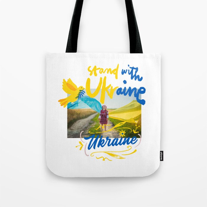 Stand With Ukraine Hope Tote Bag