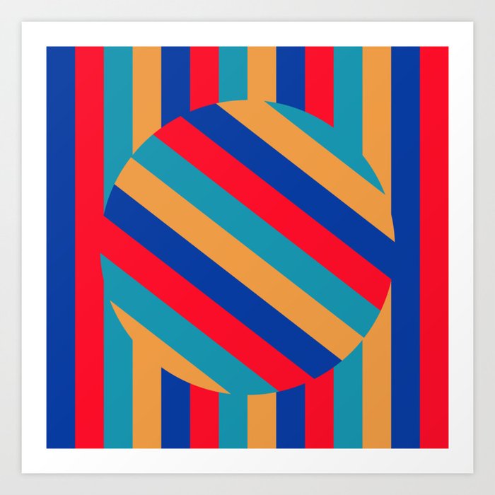 The Turning Point Abstract Minimalism Art 1 Art Print By Denidesigns