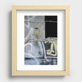 Barbed Bird Recessed Framed Print
