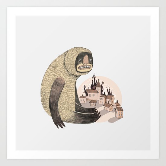 This was an accident Art Print