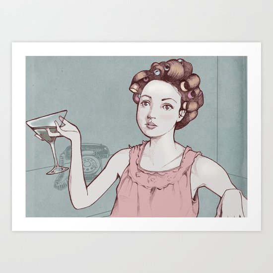 The Housewife Art Print