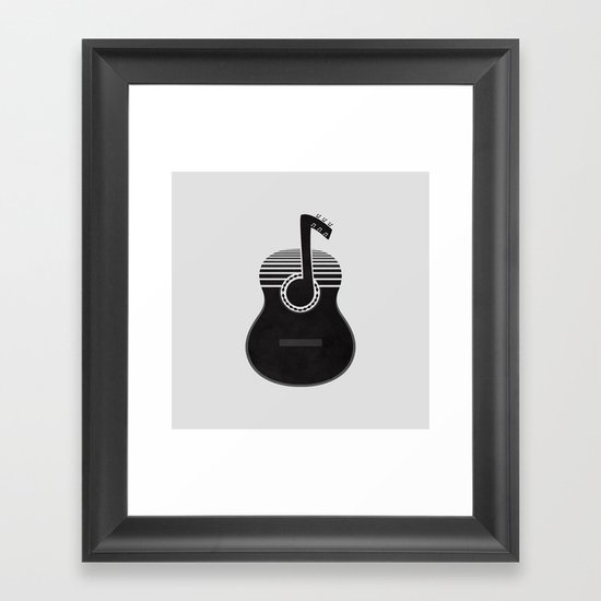 Classical Notes Framed Art Print