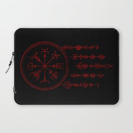 Vegvisir the Viking magical compass. Laptop Sleeve