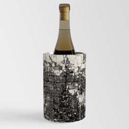 PHOENIX USA - black and white city map Wine Chiller